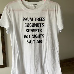 Suburban riot white graphic tee